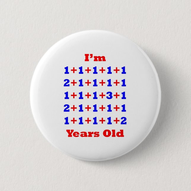 30 Years old! 6 Cm Round Badge (Front)