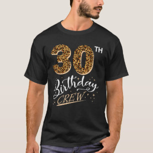 30 Years Old Birthday Leopard Print 30th Birthday T-Shirt