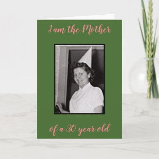 30 years old card