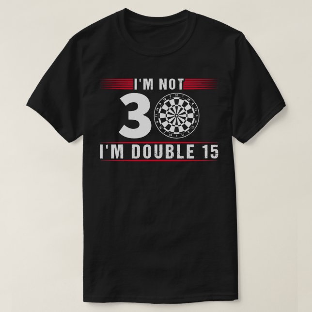 30 Years Old Darts Gift T-Shirt (Design Front)