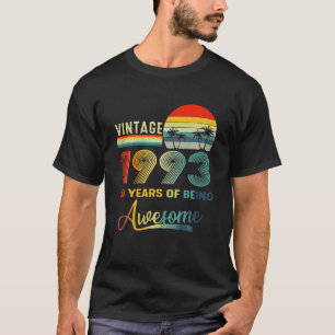 30 Years Old Gift Vintage 1993 30 Years Of Being T-Shirt