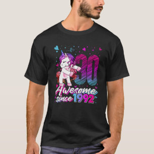 30 Years Old Unicorn Flossing 30Th Birthday Unicor T-Shirt