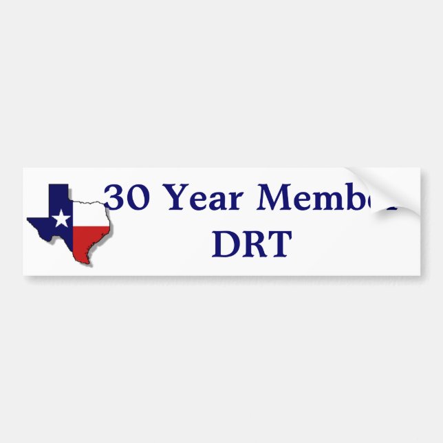 30 Yr Member Bumper Sticker (Front)