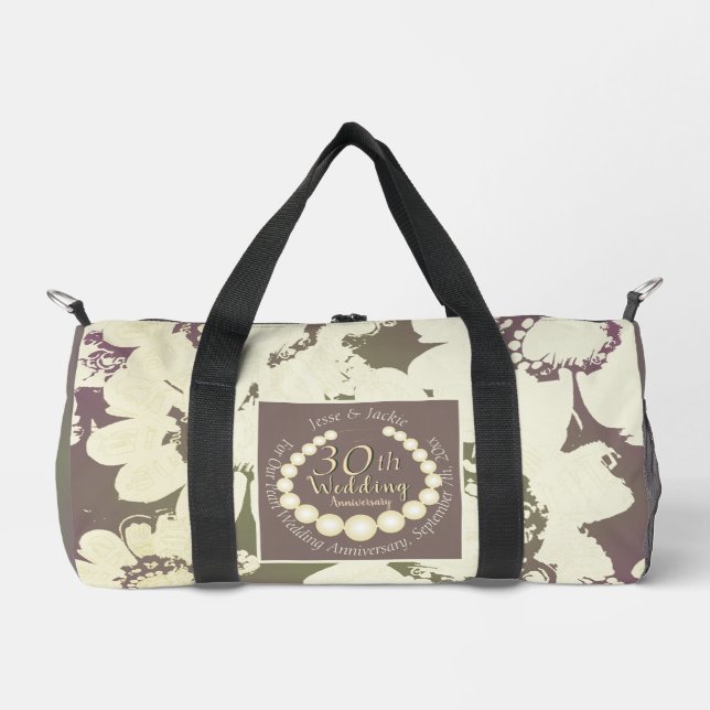 30th/12th Pearl Floral Print Cut Sew Bag (Front)