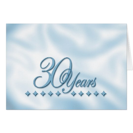 30th Anniversary Card
