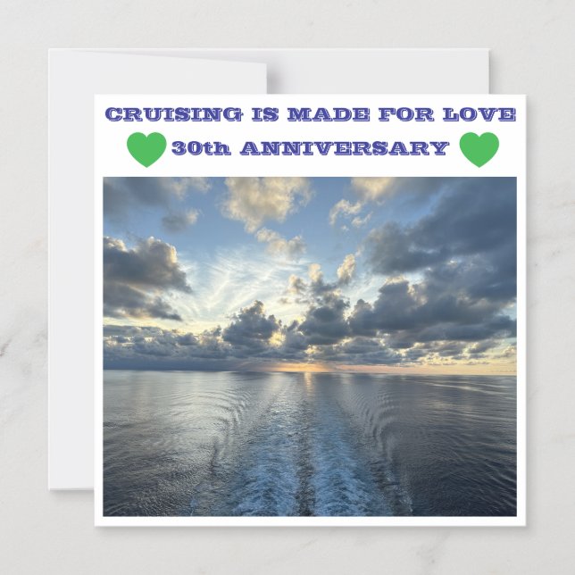 30th ANNIVERSARY CRUISE DOOR MAGNET (Front)