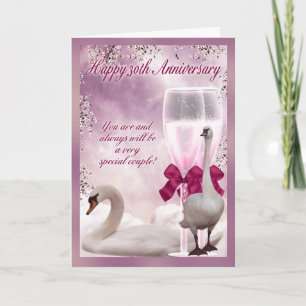 30th Anniversary - Pearl Anniversary Card