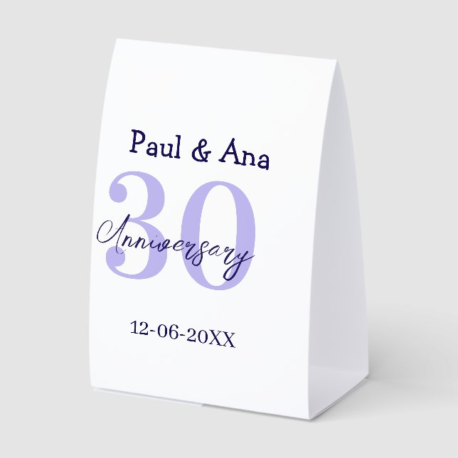 30th anniversary purple bold letter name simple re (Front)