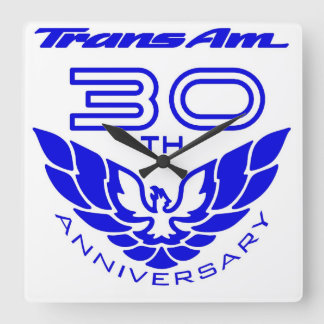 30th anniversary trans am clock