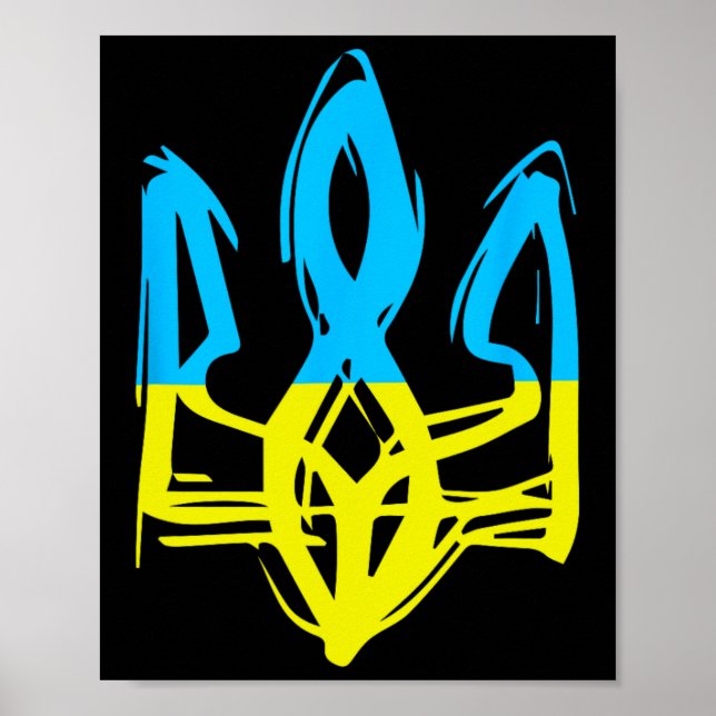30th Anniversary Ukrainian Independence - Trident  Poster (Front)