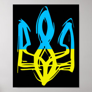 30th Anniversary Ukrainian Independence - Trident Poster