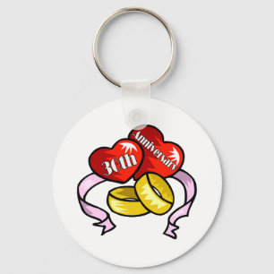 30th anniversary w key ring