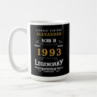 30th Birthday 1993 Add Your Name Legendary