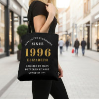 30th Birthday 1996 Black Gold For Her Personalized