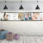 30th Birthday 4 Photo Strip Personalised Banner<br><div class="desc">Personalised banner celebrating an 30th Birthday. Upload 4 of your pictures and the photo template will display them in a photo strip, separated by your custom birthday greeting. This simple photo collage displays your photos in 3 formats (2x landscape, 2x portrait and 1 square / instagram) to give you plenty...</div>