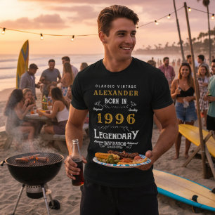 30th Birthday Born in 1991 Legend Personalised T-Shirt