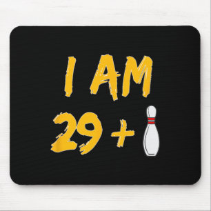 30th Birthday Bowling Shirt Bowler Gift Party Mouse Pad