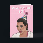 30th Birthday Card<br><div class="desc">30th Birthday Card</div>