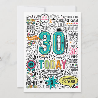30th Birthday Card | Printable Birthday Card