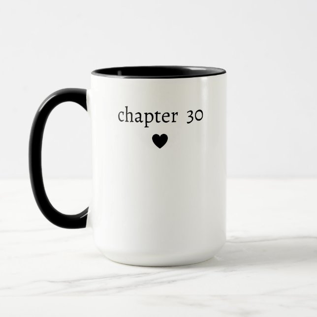30th Birthday Chapter 30 Mug (Left)