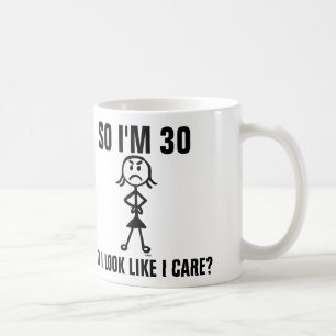 30th birthday coffee mugs, Funny Coffee Mug