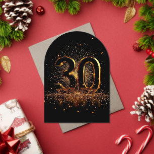 30th Birthday Confetti Invitation Dirty Thirty Ele