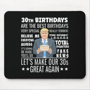 30th Birthday Design - Funny Litician Quote Mouse Pad