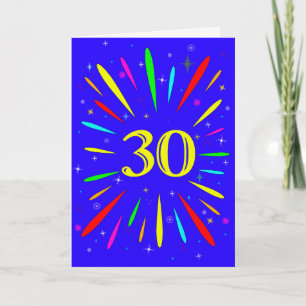 30th Birthday Explosion Card