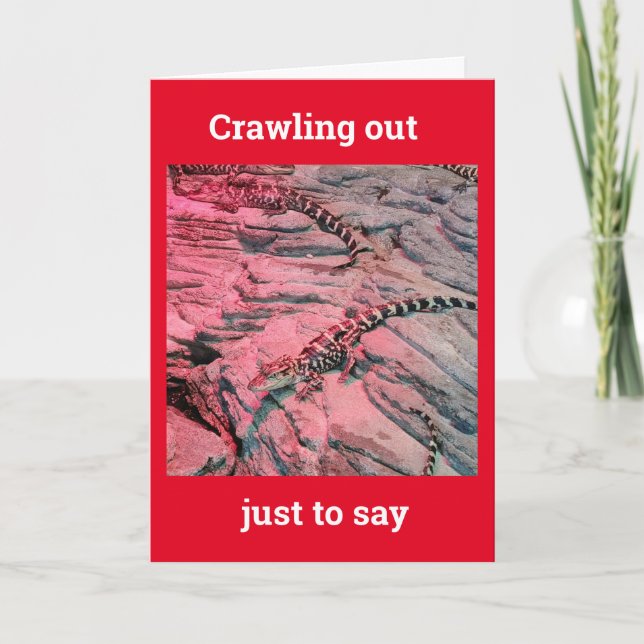 *30th BIRTHDAY* FROM THIS COOL SNAKE Card (Front)