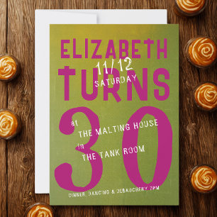 30th Birthday Fun  Invitation