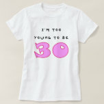 30th Birthday Funny Ladies Baby Doll T-Shirt<br><div class="desc">30th Birthday Funny Ladies Baby Doll Shirt</div>