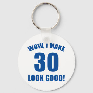30th Birthday Gag Gift (b) Key Ring