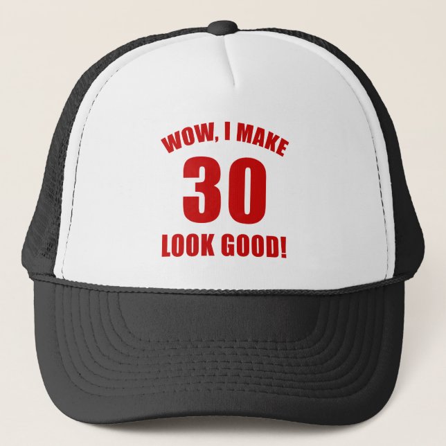 30th Birthday Gag Gift (r) Trucker Hat (Front)