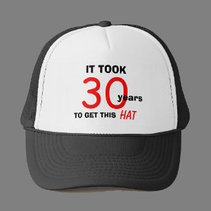 30th Birthday Gag Gifts Hat for Men