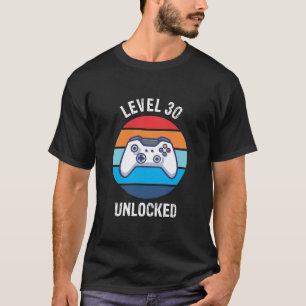 30th Birthday Gamer Level 30 T-Shirt