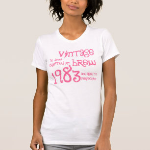 30th Birthday Gift 1983 Vintage Brew Army H215 T-Shirt