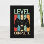 30th Birthday Gift Boys Men Level 30 1991 Card<br><div class="desc">Funny Level 30 Complete Decoration Gift for 30th Birthday for 30 year old boys and girls born in 1991 who like to play video games or play on the console. Great gift for boys,  men and men who love to play online games.</div>