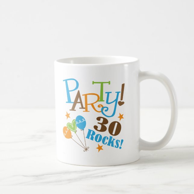 30th Birthday Gift Ideas Coffee Mug (Right)
