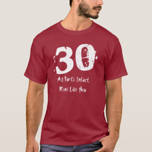 30th Birthday Gift Thirty Years Custom Name V016 T-Shirt
