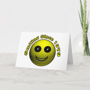 30th Birthday Gifts, Smiling Since 1979 ! Card