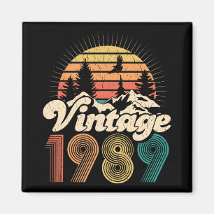 30th Birthday Gifts - Vintage 1989 Hiking Women Me Magnet