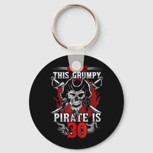 30th Birthday Gpy Rate Turning 30 Funny Quote Key Ring