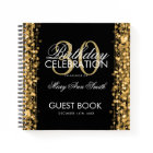 30th Birthday Guestbook Party Sparkles Gold