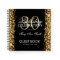 30th Birthday Guestbook Party Sparkles Gold