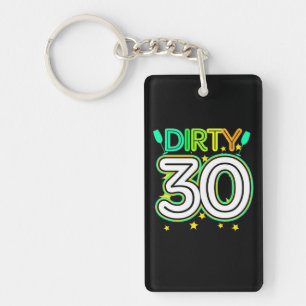 30th Birthday Happy 30th Birthday Key Ring