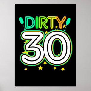 30th Birthday Happy 30th Birthday Poster