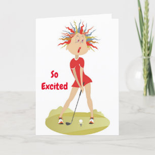 **30th BIRTHDAY HUMOR FOR GOLFER** Card