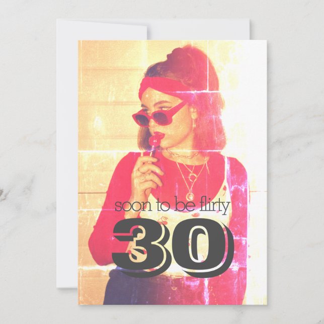 30th Birthday Invitation (Front)