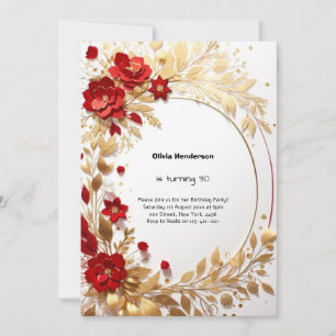 30th Birthday Invitation