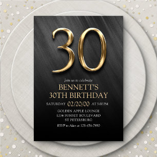 30th Birthday Invitation